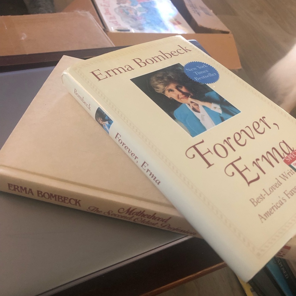 Forever, Erma Book by Erma Bombeck 2 hard back books